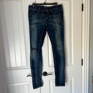 Buckle Black Distressed Skinny Jeans